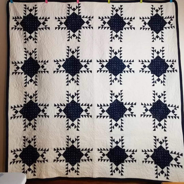 Indigo vintage quilt