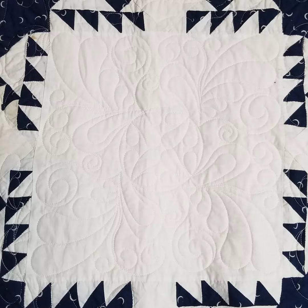 Indigo vintage quilt